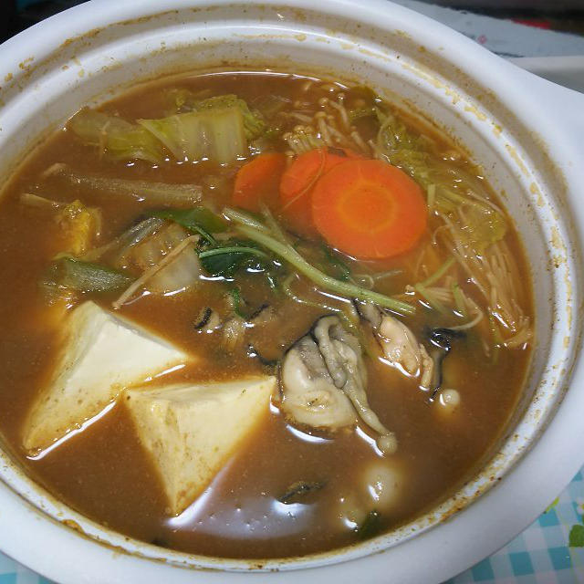 牡蠣鍋☆(*´з`)