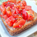 【レシピ】簡単ジュワッと♪塩麹トマトトースト【美肌・腸活】