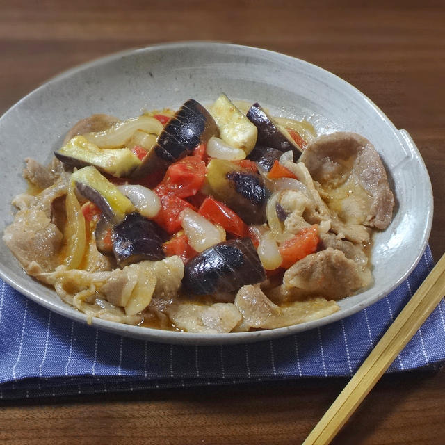 絶妙な味わい！トマトと茄子の豚肉生姜焼きの作り方