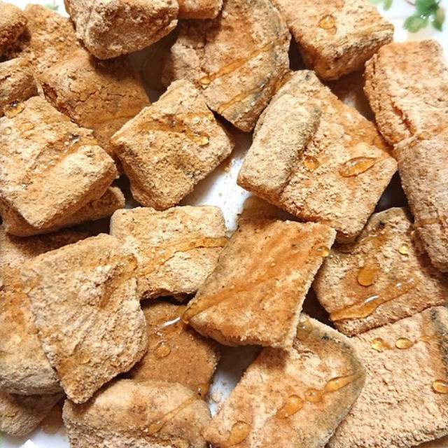 きな粉の揚げパン（食パン）（材料ひとつ）（簡単）