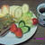 Good－morning ラビっ子のプルーベリーケーキ＆フルーツ野菜サラダコンビ～じゃよ♪