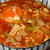 うどんが恋しい今日このごろの鶏のピリ辛うどん(タッケジャン風)。