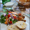 コーンベーグルでワンプレートランチ** Salad lunch /w corn bagels by hannoahさん