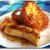 フランスパンのフレンチトーストと焼きバナナ