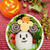 【ハロウィンコラボ弁】おばけミッキーのお弁当