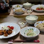 ・豚肉の梅あんかけ＆野菜の油揚げ包み