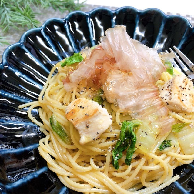 鶏胸肉と白菜のパスタ 鶏肉 白菜 パスタ レシピ 簡単 By Hisa358さん レシピブログ 料理ブログのレシピ満載