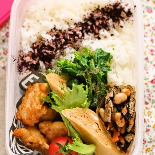 アジの粒マスタードフライ / 男子中学生弁当