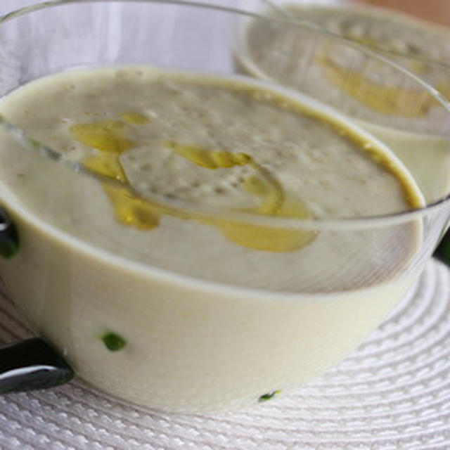 ３６５日糖質オフレシピNo.１９２「アボカドの冷製豆乳スープ」