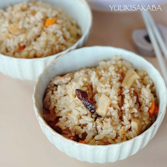 おかずいらずの、しっかり味！鶏ひき肉たっぷりうまうま、中華風炊き込みご飯レシピ！