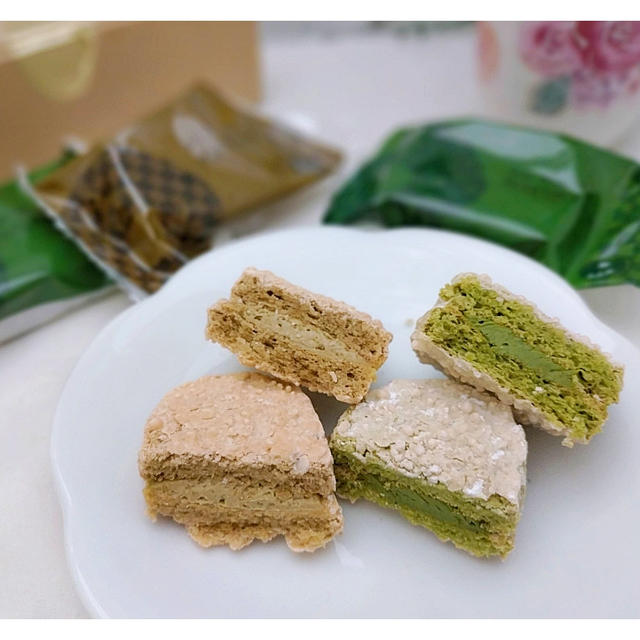 京都茶匠「きよ泉」お茶屋が作った本格ダクワーズ（宇治抹茶＆ほうじ茶）