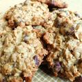 チョコレートオートミールクッキー　Chocolate Oatmeal Cookies