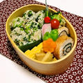 旬の！からし菜の俵むすび弁当 by ことさん