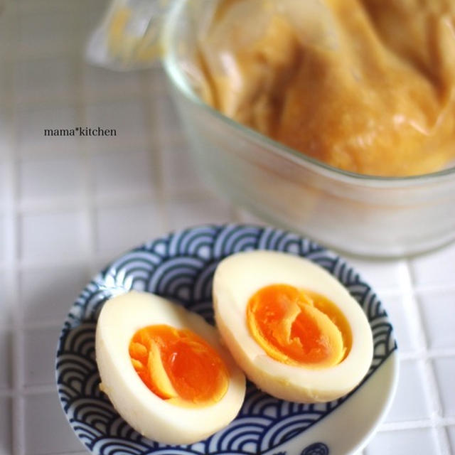 絶品！作り置き『半熟玉子の味噌漬け』＊今週の朝ごはんまとめ