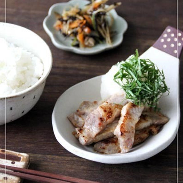 豚ロースの塩麹漬け