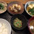 定食でお昼