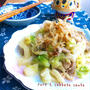 味付け1つ！鰹香る！豚と春キャベツの麺つゆ炒め