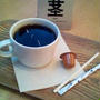 お一人様コーヒー＆息子お勉強中