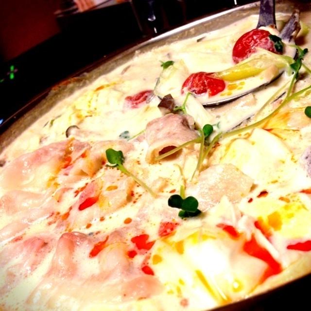 イソフラボンたっぷり♪濃厚豆乳味噌鍋〜((*´∀｀*))