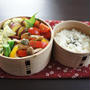 お弁当×ハンカチのアイロンがけ