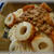 納豆そうめん・竹輪のせ