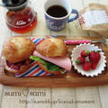 不揃いイチゴの朝ごはん♥漢汁祭 by sumisumiさん