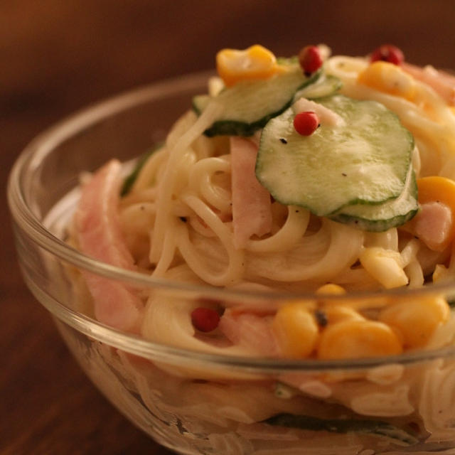 【秘密の悪女キッチン】︰素麺サラダ