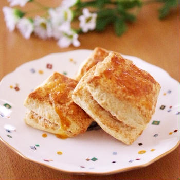 サクサク簡単スコーン（シナモンシュガー味）☆フーディストノートに掲載ありがとうございます