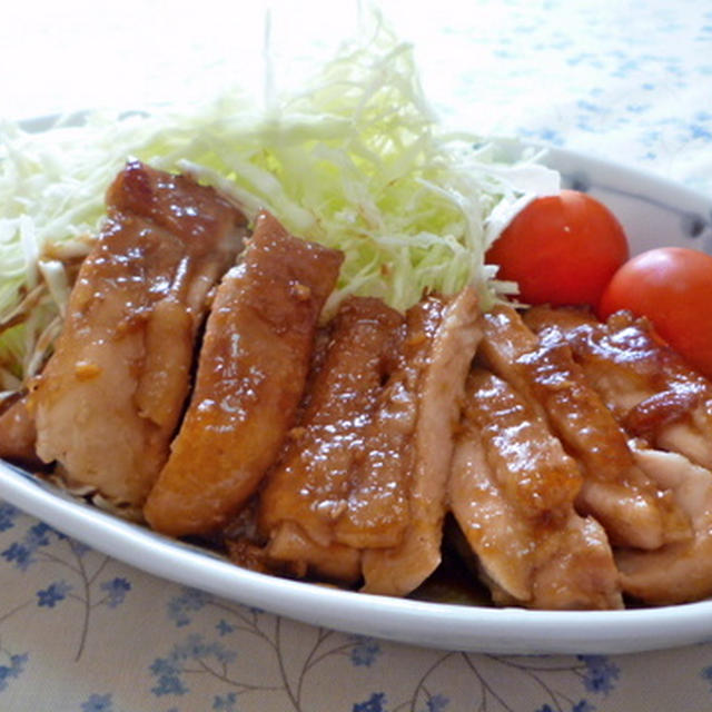 チキンのにんにく照り焼き