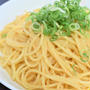 半額で買った！明太子ドレッシングパスタ