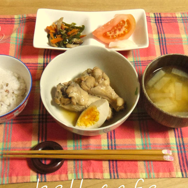 手羽元のすっぱ煮の晩ごはんと引っ越しの準備が進まない…