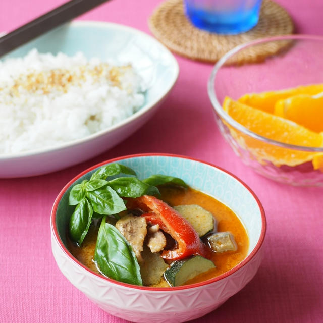 カルディのロイタイで！イエローレッドカレー