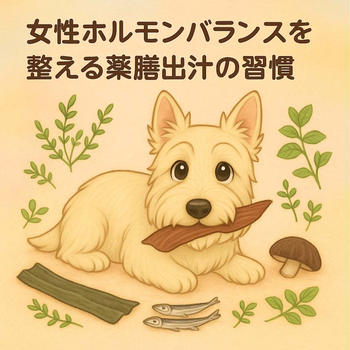 女性ホルモンバランスを整える薬膳出汁の習慣