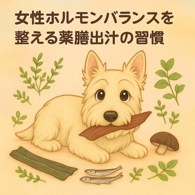 女性ホルモンバランスを整える薬膳出汁の習慣