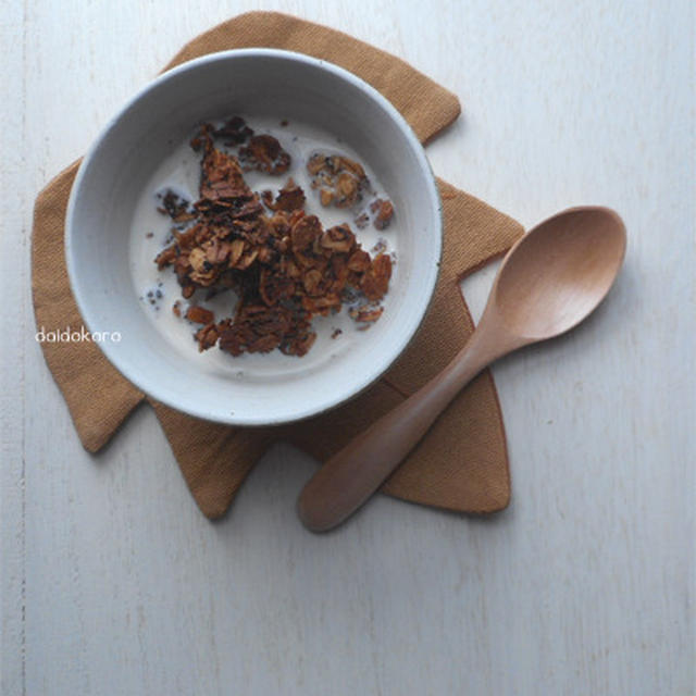 温かい牛乳で食べる紅茶のグラノーラ By Culinaさん レシピブログ 料理ブログのレシピ満載