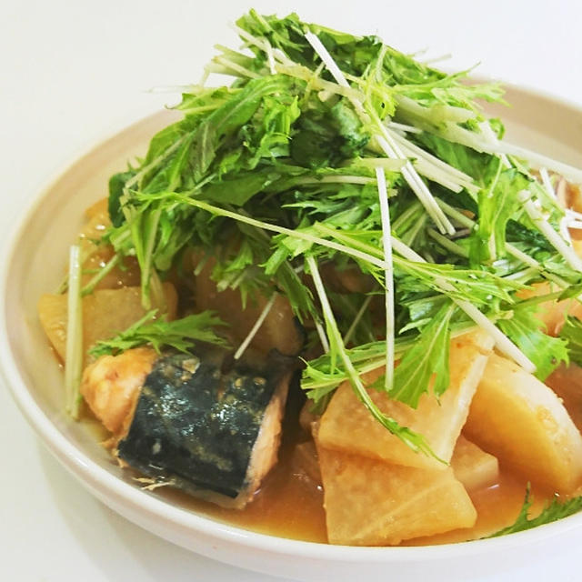 ＊鯖と大根の梅味噌煮＊