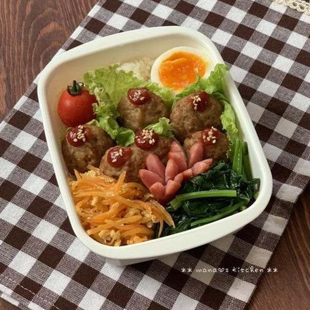 ランチブッフェと今日のbento♪