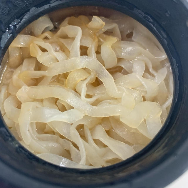 平打ち蒟蒻麺で味噌ラーメン風ランチ
