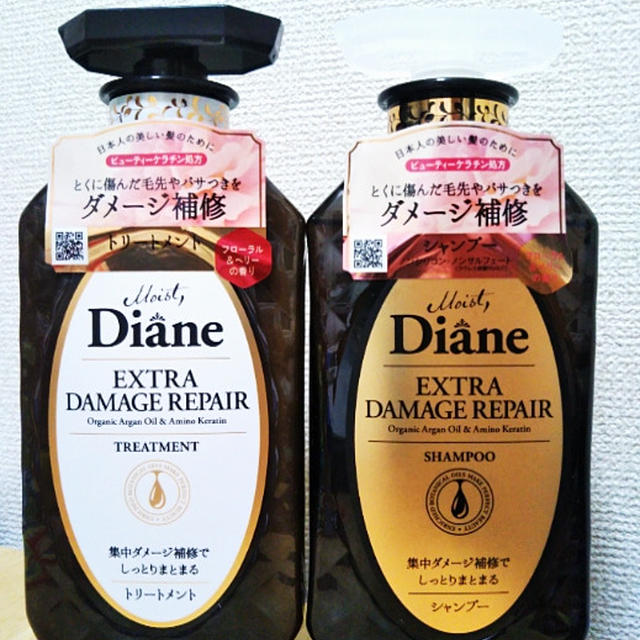 ダイアンヘアケア　パーフェクトビューティー（エクストラダメージ）を使ったよ