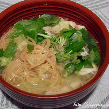 鯛で麺線