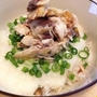 暑い日にサッパリ。塩さばのトロロ丼。