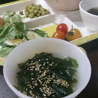 ほんのりエスニックな香りのワカメスープ #パクチー #ハーブ #GABAN #ハウス食品