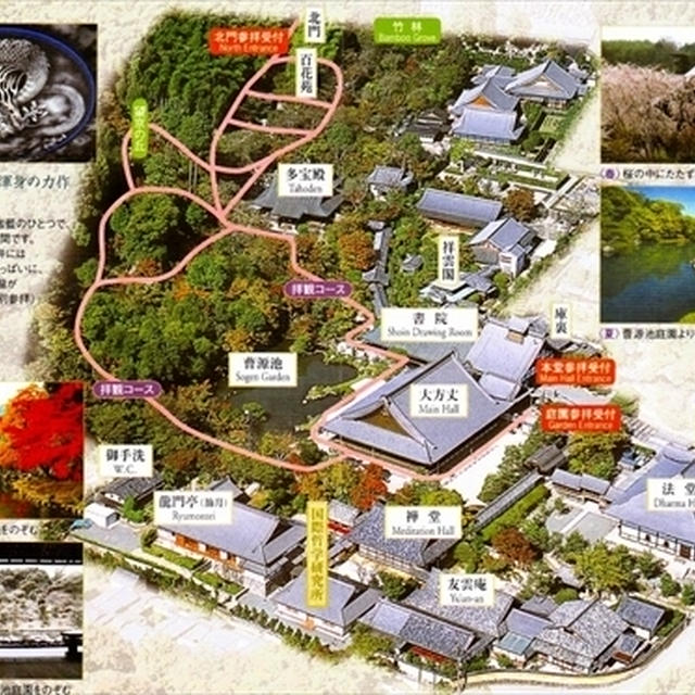 天龍寺で歴史の深さを肌で感じる。