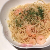 簡単エビガーリックパスタ♪