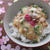 春に食べたい♡桜の花の塩漬！が綺麗な、卵と3種のねばねば混ぜのせご飯♪