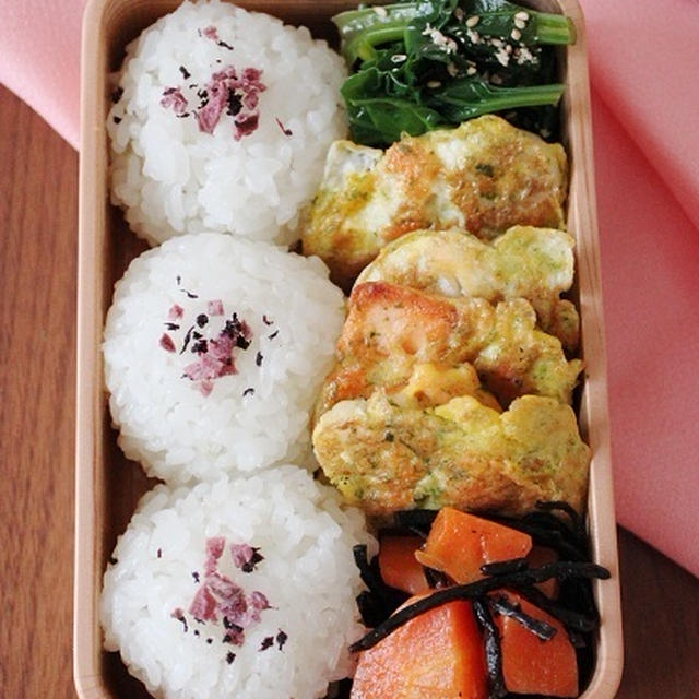 お魚のおかずのお弁当　～塩鮭編～