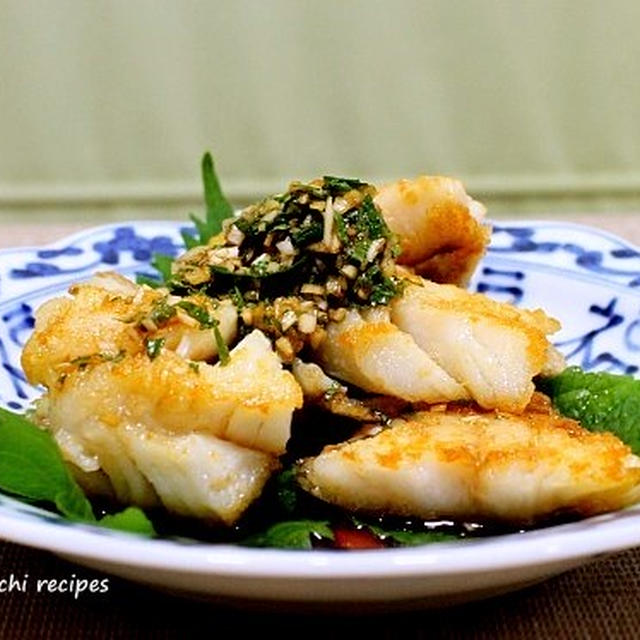 カリッと「白身魚の薬味タレ」＆「ストウブ鍋イベントで作ったもの２品」