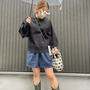 ハロウィンご飯の参考に！雨の日40代コーデ
