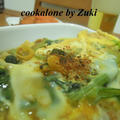 菜心と豚の玉子とじ