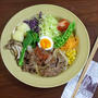 めちゃ やわらか牛肉の甘辛焼肉と彩り野菜の栄養満点ワンプレート